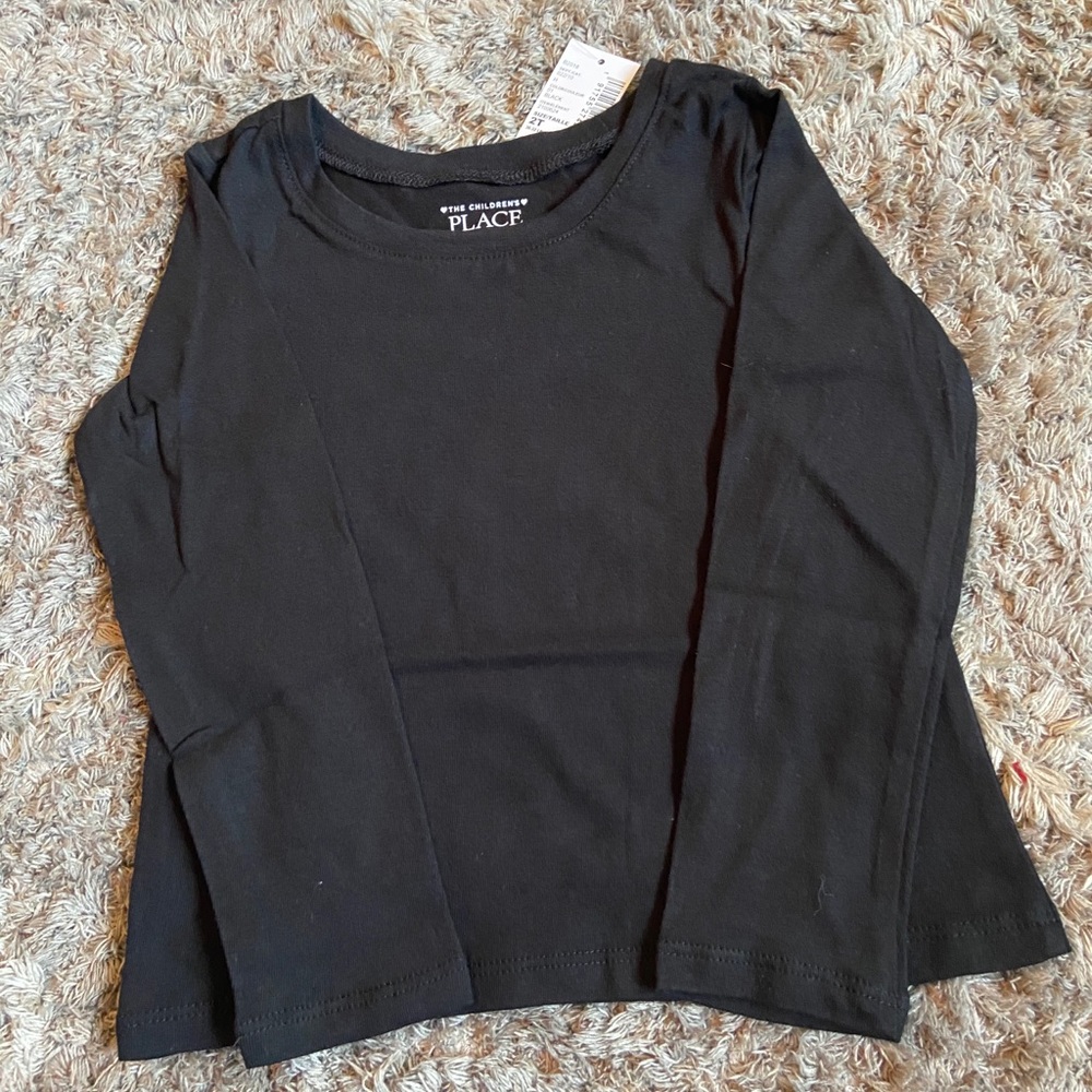 NWT🎉 Toddler Black Long Sleeve T-Shirt